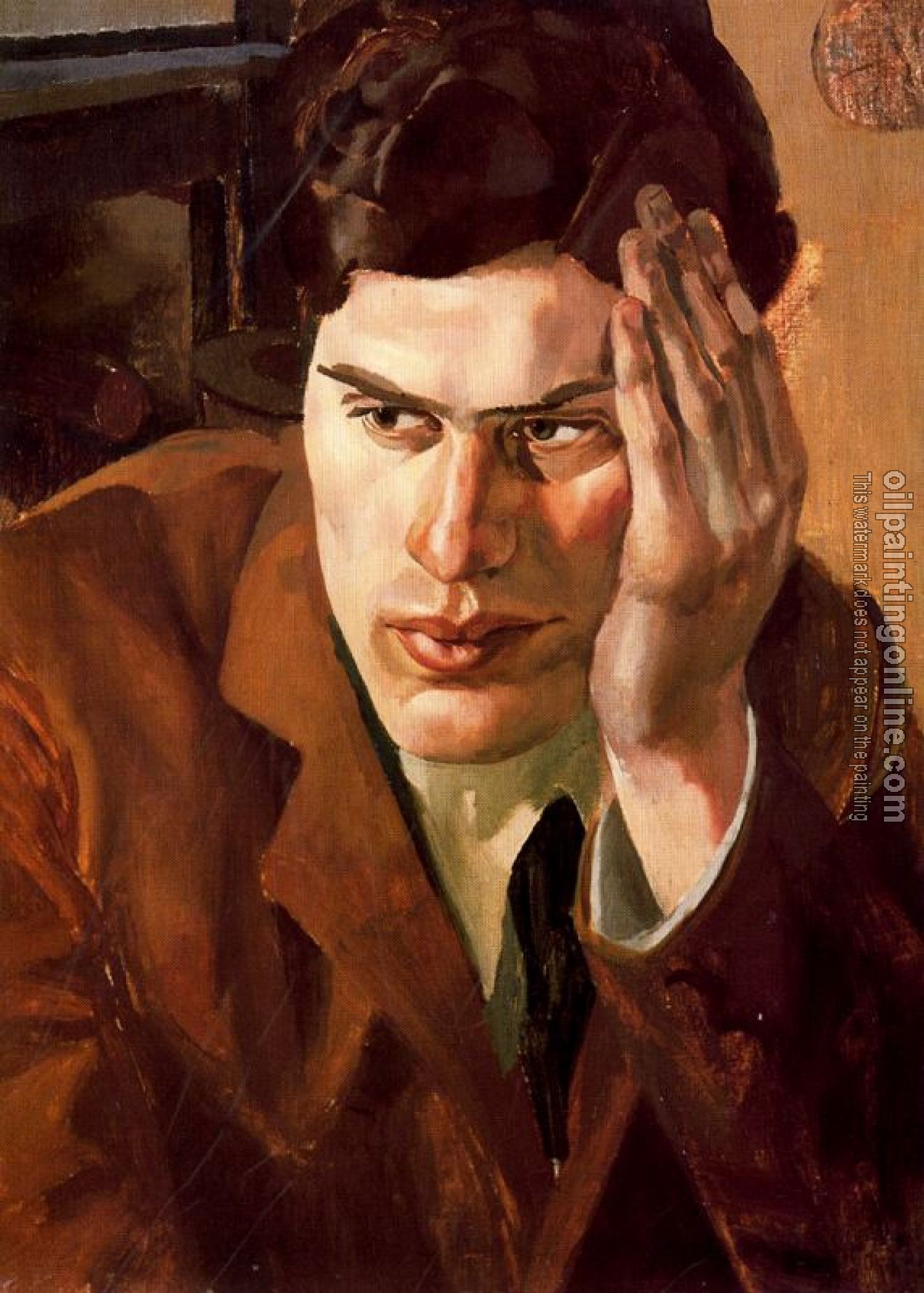 Stanley Spencer - Portrait Of Richar Carline